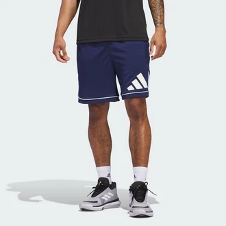 adidas Performance Sweatshorts ADIDAS BASKETBALL BADGE OF SPORT SHORTS Dunkelblau/Blau