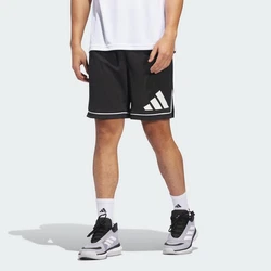 adidas Performance Sweatshorts ADIDAS BASKETBALL BADGE OF SPORT SHORTS Schwarz/Weiß