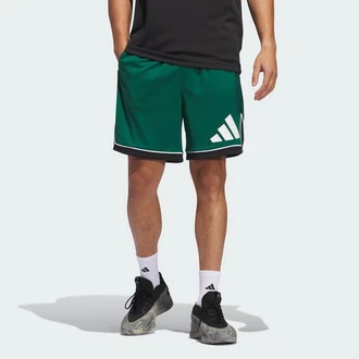 adidas Performance Sweatshorts ADIDAS BASKETBALL BADGE OF SPORT SHORTS Grün/Dunkelgrün adidas Performance Sweatshorts ADIDAS BASKETBALL BADGE OF SPORT SHORTS Grün/Dunkelgrün