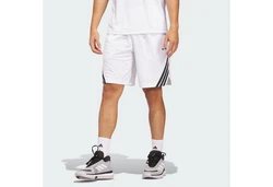 adidas Performance Sweatshorts LEGENDS 3-STREIFEN BASKETBALL SHORTS Weiß/Creme