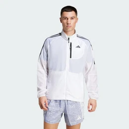 Laufjacke OWN THE RUN 3-STREIFEN PACKABLE JACKE