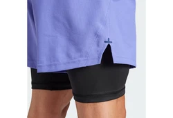 adidas Performance Sportshorts Gym+ royalblau/schwarz