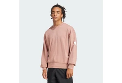 ADIDAS SPORTSWEAR Sportsweatshirt 'Essentials' Rosa/Braun/Beige