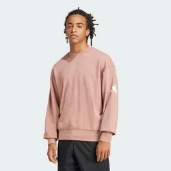 ADIDAS SPORTSWEAR Sportsweatshirt 'Essentials' Rosa/Braun/Beige