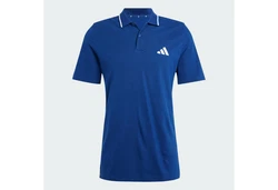 ADIDAS SPORTSWEAR ESSENTIALS 3-STREIFEN PIQUE/ FUNKTIONSSHIRT Blau/Dunkelblau