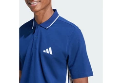 ADIDAS SPORTSWEAR ESSENTIALS 3-STREIFEN PIQUE/ FUNKTIONSSHIRT Blau/Dunkelblau
