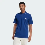 ADIDAS SPORTSWEAR ESSENTIALS 3-STREIFEN PIQUE/ FUNKTIONSSHIRT Blau/Dunkelblau