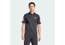 adidas Performance Poloshirt CLUB TENNIS 3-STREIFEN POLOSHIRT Dunkelgrau/Hellgrau/Grau