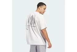 adidas Originals T-Shirt ANTHONY EDWARDS SEASONAL GRAPHIC Beige/Weiß/Grau/Hellgrau/Khaki
