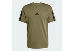 adidas Sportswear Essentials 3-Streifen Shirt Dunkelgrün/Khaki/Grün