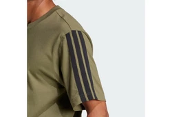 adidas Sportswear Essentials 3-Streifen Shirt Dunkelgrün/Khaki/Grün