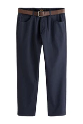 Next Stoffhose Straight Fit Hose mit 5-Taschen-Design Dunkelblau/Blau/Hellblau
