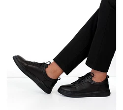 Celal Gültekin Schnürschuh Elegante Ledersneaker 550-4733