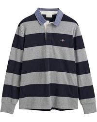 Gant T-Shirt Grau meliert