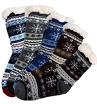 Frostfighter Haussocken Herren Schwarz/Mischfarben/Blau/Dunkelblau/Lila