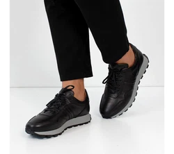 Celal Gltekin Sneaker Schwarz/Dunkelgrün