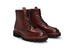BOSS Herren Boots Julyo Braun/Dunkelrot/Bordeaux/Rot