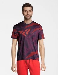 Joy Sportswear T-Shirt Gentleman's Style AOP Lila/Rosa/Dunkelblau