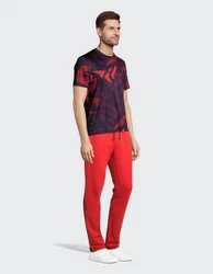 Joy Sportswear T-Shirt Gentleman's Style AOP Lila/Rosa/Dunkelblau