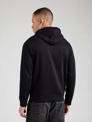 Jack & Jones Hoodie JJECORP GRAPHIC SWEAT HOOD Schwarz