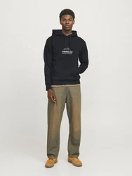 Jack & Jones Pullover Jcolima Dunkelblau/Schwarz/Fliederfarben