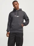 Jack & Jones Pullover Jcolima dunkelgrau/weiß