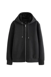 Fleecejacke Struktierte Premium Fleecejacke mit Reiverschluss (1-St)