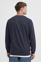 !Solid Sweatshirt Rundhalspullover SDCHAD Sweater Dunkelblau/Blau