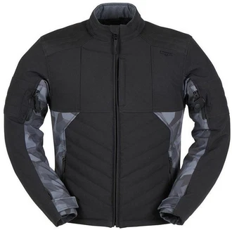 Furygan Motorradjacke Ice Track Schwarz/Dunkelgrau/Grau/Dunkelblau