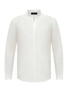 Antioch Blusenshirt Valletta Slim Fit Weiß/Creme