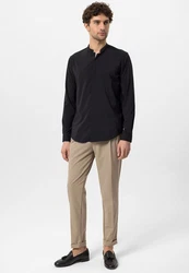 Antioch Blusenshirt Valletta Slim Fit Schwarz
