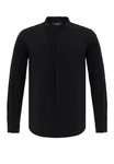 Antioch Blusenshirt Valletta Slim Fit Schwarz