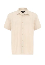 Antioch Blusenshirt Marco Regular Fit Beige/Weiß/Khaki/Braun