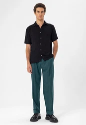 Antioch Blusenshirt Marco Regular Fit Dunkelblau/Schwarz