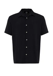 Antioch Blusenshirt Marco Regular Fit Dunkelblau/Schwarz