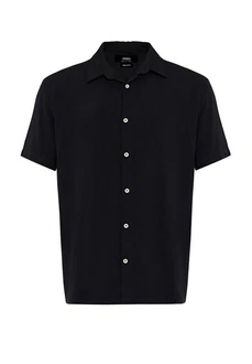 Antioch Blusenshirt Marco Regular Fit Dunkelblau/Schwarz