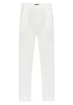 Antioch Strandhose Ottawa High Waist Pleated Oversize Weiß/Creme/Khaki/Beige