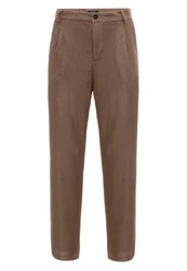 Antioch Strandhose Ottawa High Waist Pleated Oversize Khaki/Beige/Braun