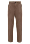 Antioch Strandhose Ottawa High Waist Pleated Oversize Khaki/Beige/Braun