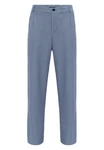Antioch Strandhose Ottawa High Waist Pleated Oversize Grau/Blau/Hellblau