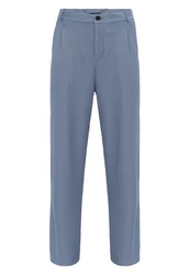 Antioch Strandhose Ottawa High Waist Pleated Oversize Grau/Blau/Hellblau