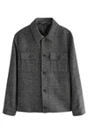 Next Sakko Angeraute Hemdjacke Dunkelgrau/Grau/Schwarz/Hellgrau