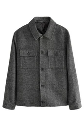 Sakko Angeraute Hemdjacke mit Karomuster (1-tlg)