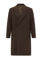Antioch Wintermantel Javier Dunkelbraun/Braun/Khaki/Grau/Dunkelgrün