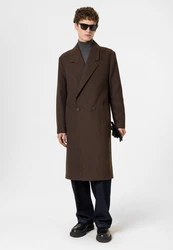Antioch Wintermantel Javier Dunkelbraun/Braun/Khaki/Grau/Dunkelgrün