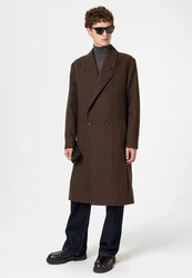 Antioch Wintermantel Javier Dunkelbraun/Braun/Khaki/Grau/Dunkelgrün