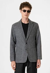 Antioch Winterjacke Sergio Dunkelgrau/Grau/Dunkelblau