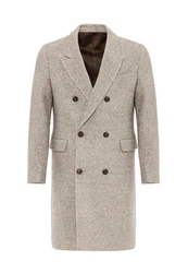 Antioch Wintermantel Yseult Beige/Braun/Grau