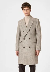 Antioch Wintermantel Yseult Beige/Braun/Grau