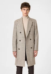 Antioch Wintermantel Yseult Beige/Braun/Grau